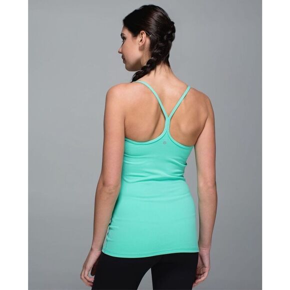 Lululemon Power Y Tank menthol blue Tank top size 4 XS  W1E14S - Picture 10 of 10
